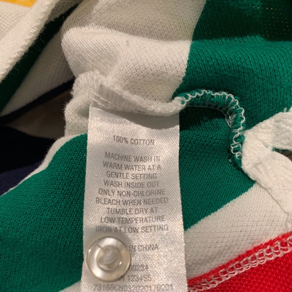 6-12m HBC Stripes polo shirt - Picture 3 of 5